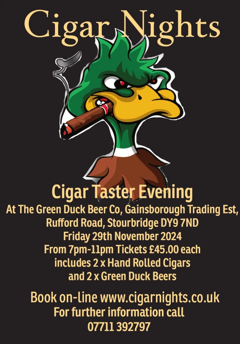 Cigar Nights to host an extra Cigar Taster Evening at the Green Duck ...